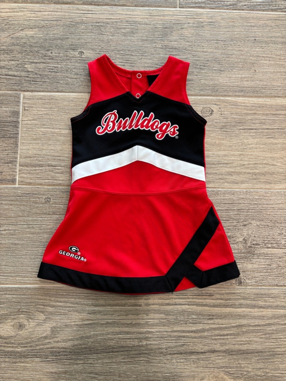 Gen2 Toddler Infant Georgia Bulldogs Red Cheer Dress Size 18 months